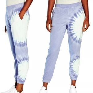 Wildfox joggers sweatpants‎ xxl NEW purple tie dye soft cozy loungewear